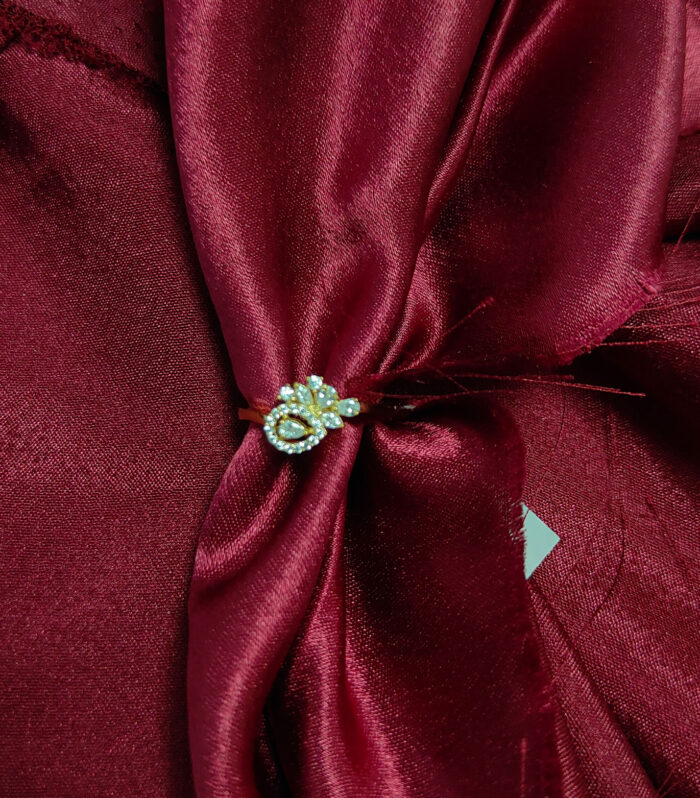 Slick Designer Finger Ring for Women & Girls – 925 Silver Luxury Gold Plated